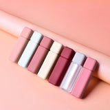 Custom rubber square lip gloss tube