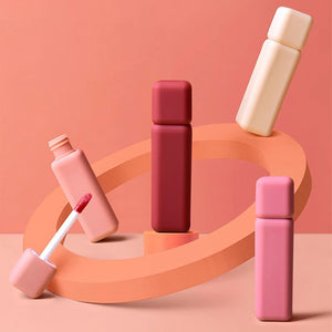 Custom rubber square lip gloss tube