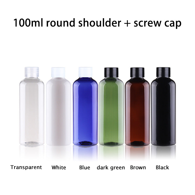 100ml round shoulder + screw cap