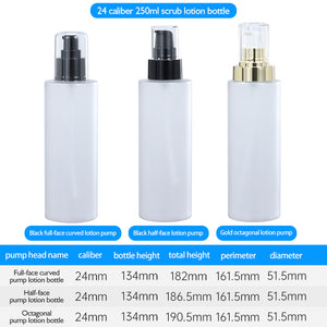 Custom Frosted Lotion Bottles 100ml to 250ml Skincare Packaging Wholesale