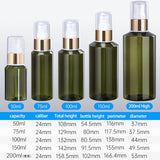 Custom PET Plastic Toner Spray Bottles 50ml to 200ml with Custom Stickers