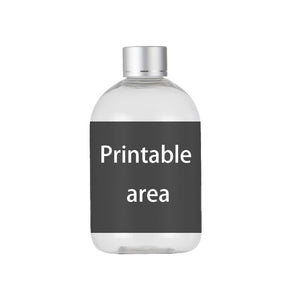 300ml PET Round Shoulder Bottle with Electroplated Aluminum Cap & Stopper – Wholesale Cosmetic Packaging