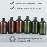 Custom Color Plastic Bottles with Screw-on Pump 100ml–500ml for Shampoo