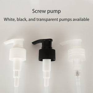 Custom Color Plastic Bottles with Screw-on Pump 100ml–500ml for Shampoo