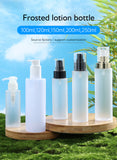 Custom Frosted Lotion Bottles 100ml to 250ml Skincare Packaging Wholesale