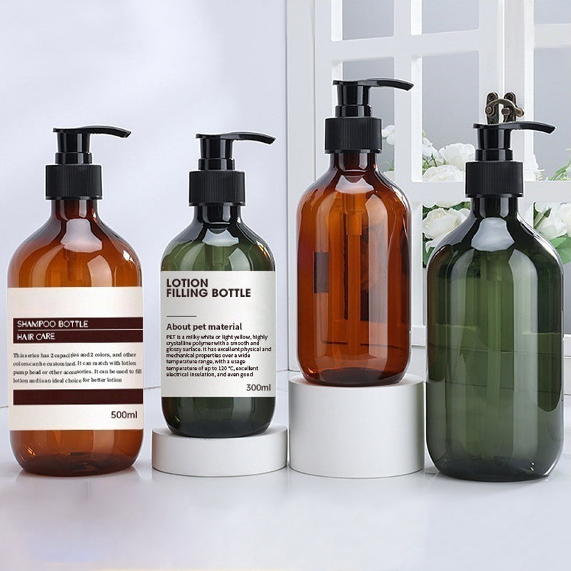PET Lotion Pump Bottles – 300ml / 500ml | Custom Cosmetic Packaging
