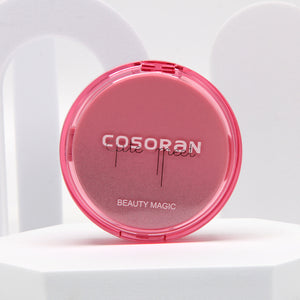 Pink Cushion Compact Case with Mirror for Custom Makeup Packaging