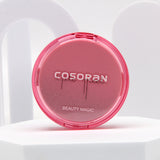 Pink Cushion Compact Case with Mirror for Custom Makeup Packaging