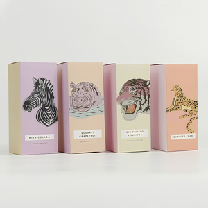 Custom Printing Elegant Candle Jar Packaging Box Folding Box with Custom Logo Candle Boxes