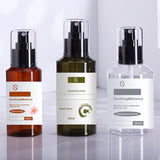 Custom PET Plastic Toner Spray Bottles 50ml to 200ml with Custom Stickers