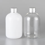 300ml PET Round Shoulder Bottle with Electroplated Aluminum Cap & Stopper – Wholesale Cosmetic Packaging