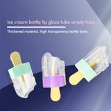 Ice Cream Shape Lip Glaze Tube 5ml AS ABS Empty Lip Gloss Packaging