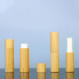Eco Friendly Bamboo Lip Balm Tubes Custom Logo Packaging