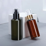 Custom PET Plastic Toner Spray Bottles 50ml to 200ml with Custom Stickers