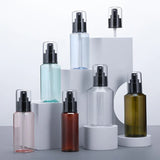 Custom PET Plastic Toner Spray Bottles 50ml to 200ml with Custom Stickers