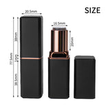 Custom Square Matte Lipstick Tube Empty Cosmetic Packaging Private Logo
