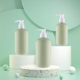 Wholesale Frosted Green PE Bottles & Jars for Skincare and Cosmetics