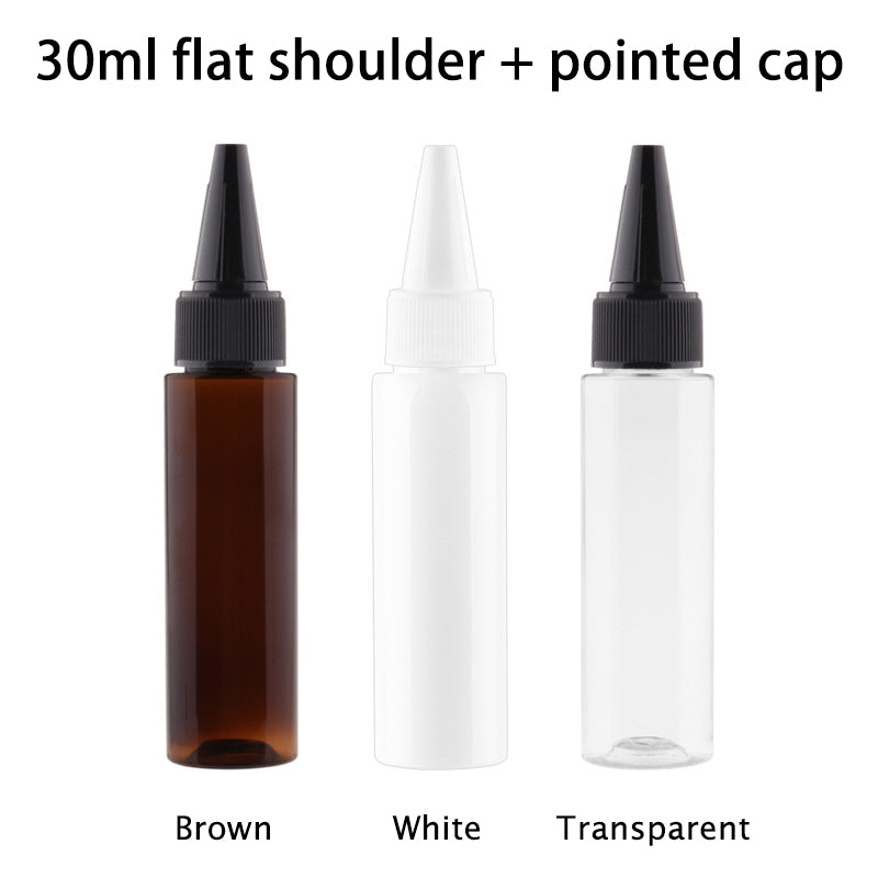 30ml flat shoulder+pointed cap