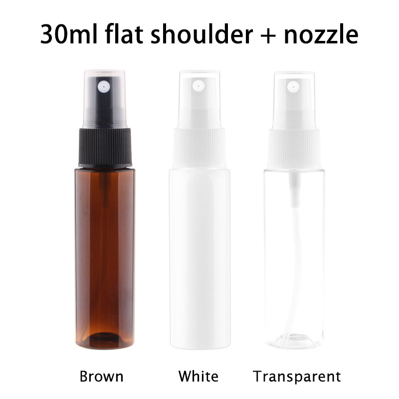 30ml flat shoulder + nozzle