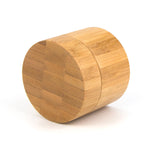 Bamboo Lid Glass Cream Jar Custom Cosmetic Container 5g to 100g