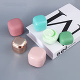 Macaron-Colored Square Cream Jar for Skincare Packaging
