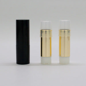 Custom Round Plastic Lipstick Tube with Removable Inner Insert