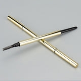 Custom Dual-End Eyebrow Pencil Tube with Brush
