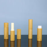 Eco Friendly Bamboo Lip Balm Tubes Custom Logo Packaging