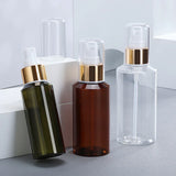 Custom PET Plastic Toner Spray Bottles 50ml to 200ml with Custom Stickers