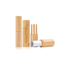 10ml Custom Wooden Look Lip Balm Tubes with Custom Logo