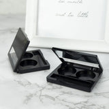 Customizable 2-Color Empty Eyeshadow Palette Case | With Mirror