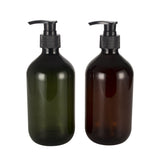 Custom Color Plastic Bottles with Screw-on Pump 100ml–500ml for Shampoo