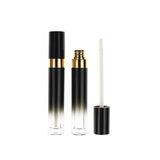 5ml Black Gold Gradient Lip Glaze Tube Empty Lip Gloss Packaging