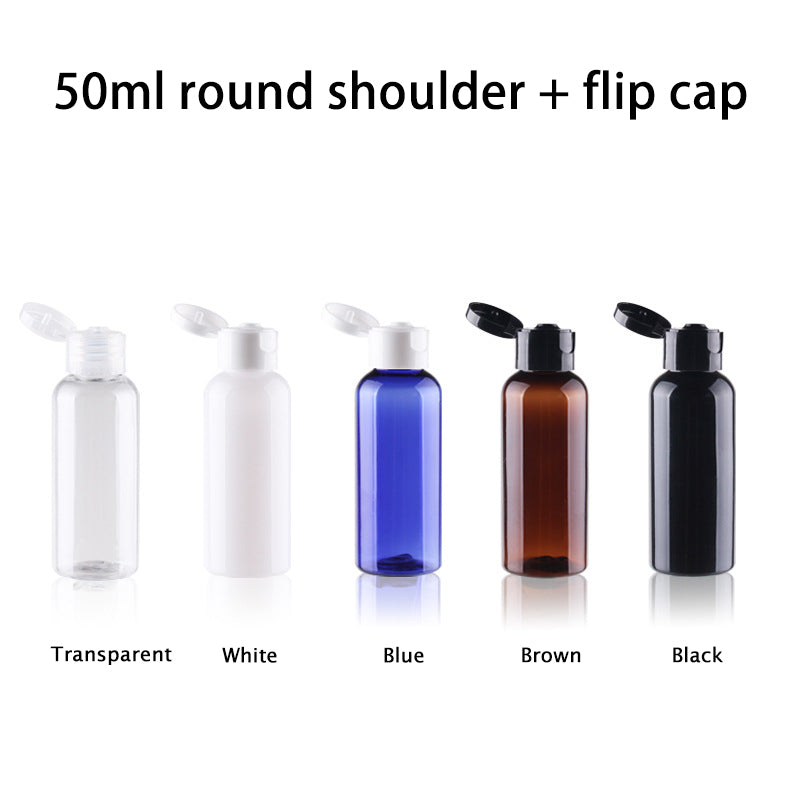 50ml round shoulder +flip cap