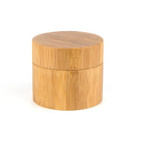 Bamboo Lid Glass Cream Jar Custom Cosmetic Container 5g to 100g