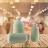 Wholesale Frosted Green PE Bottles & Jars for Skincare and Cosmetics