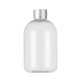300ml PET Round Shoulder Bottle with Electroplated Aluminum Cap & Stopper – Wholesale Cosmetic Packaging