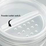 Custom Plastic Loose Powder Jar with Rotating Sifter – OEM & Logo Customizable