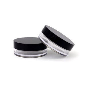 10g Plastic Loose Powder Jar with Rotating Sifter & Screw Cap | Wholesale Cosmetic Packaging OEM/ODM