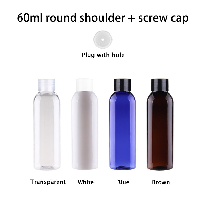 60ml round shoulder + screw cap