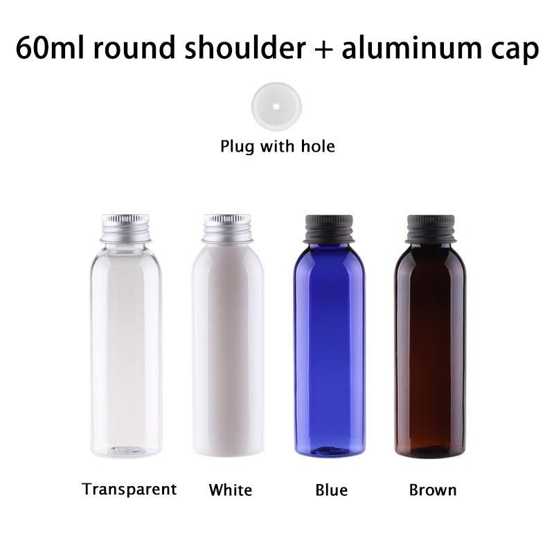 60ml round shoulder +aluminum cap