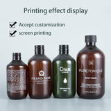 Wholesale Boston Round Plastic Bottle 300ml 400ml 500ml Factory Supply