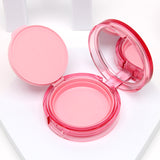Pink Cushion Compact Case with Mirror for Custom Makeup Packaging