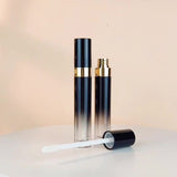 5ml Black Gold Gradient Lip Glaze Tube Empty Lip Gloss Packaging