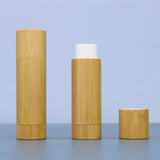 Eco Friendly Bamboo Lip Balm Tubes Custom Logo Packaging