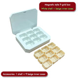 Custom Magnetic Empty Eyeshadow Palette Series | 1–16 Grid Plastic Makeup Cases