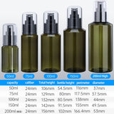 Custom PET Plastic Toner Spray Bottles 50ml to 200ml with Custom Stickers