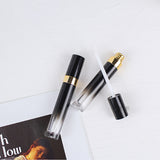 5ml Black Gold Gradient Lip Glaze Tube Empty Lip Gloss Packaging