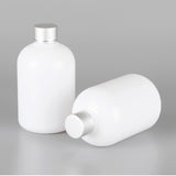 300ml PET Round Shoulder Bottle with Electroplated Aluminum Cap & Stopper – Wholesale Cosmetic Packaging