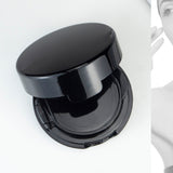 Custom Black Cushion Foundation Compact Case with Mirror